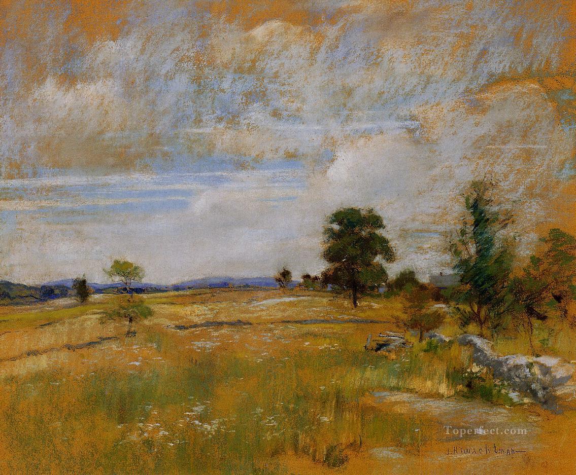 Connecticut Landscape John Henry Twachtman Oil Paintings